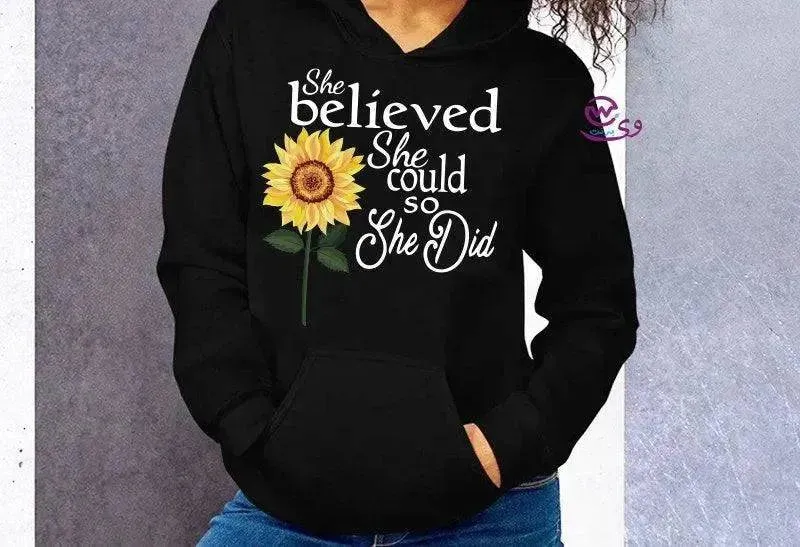 Adult Hoodies -Sunflower