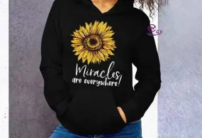 Adult Hoodies -Sunflower