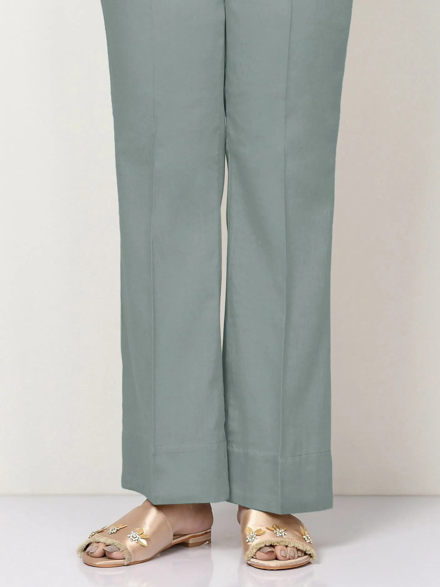 Cambric Trousers-Dyed (Unstitched)