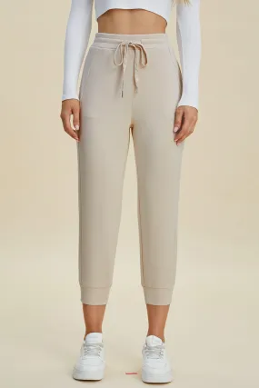 Comfortable Chic: Basic Bae Air Scuba High Waist Cropped Pants