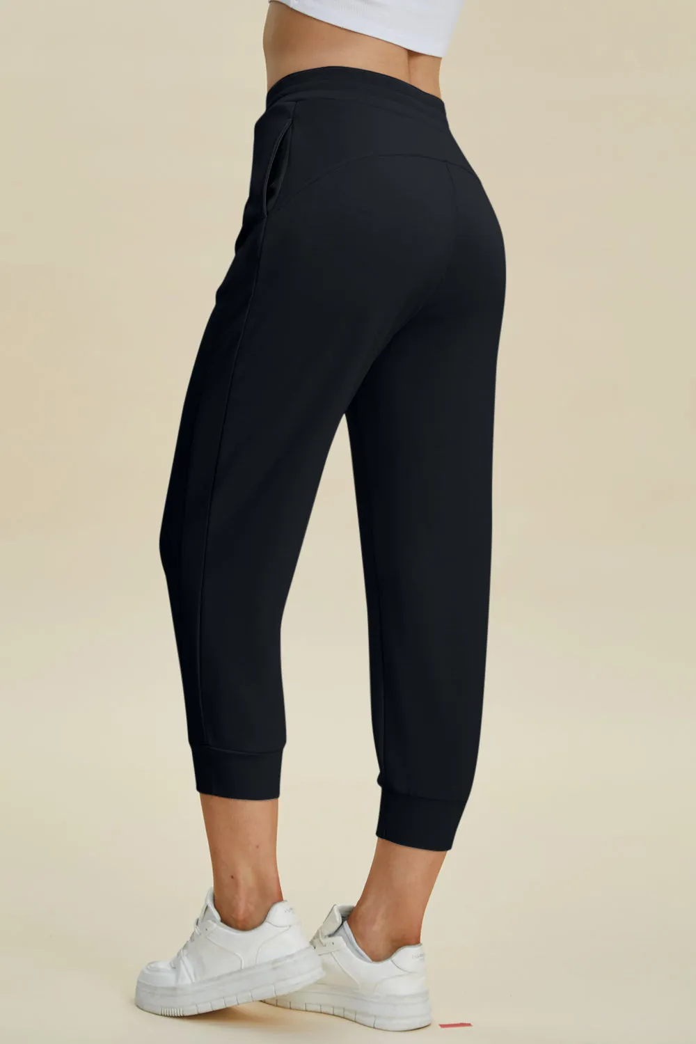 Comfortable Chic: Basic Bae Air Scuba High Waist Cropped Pants