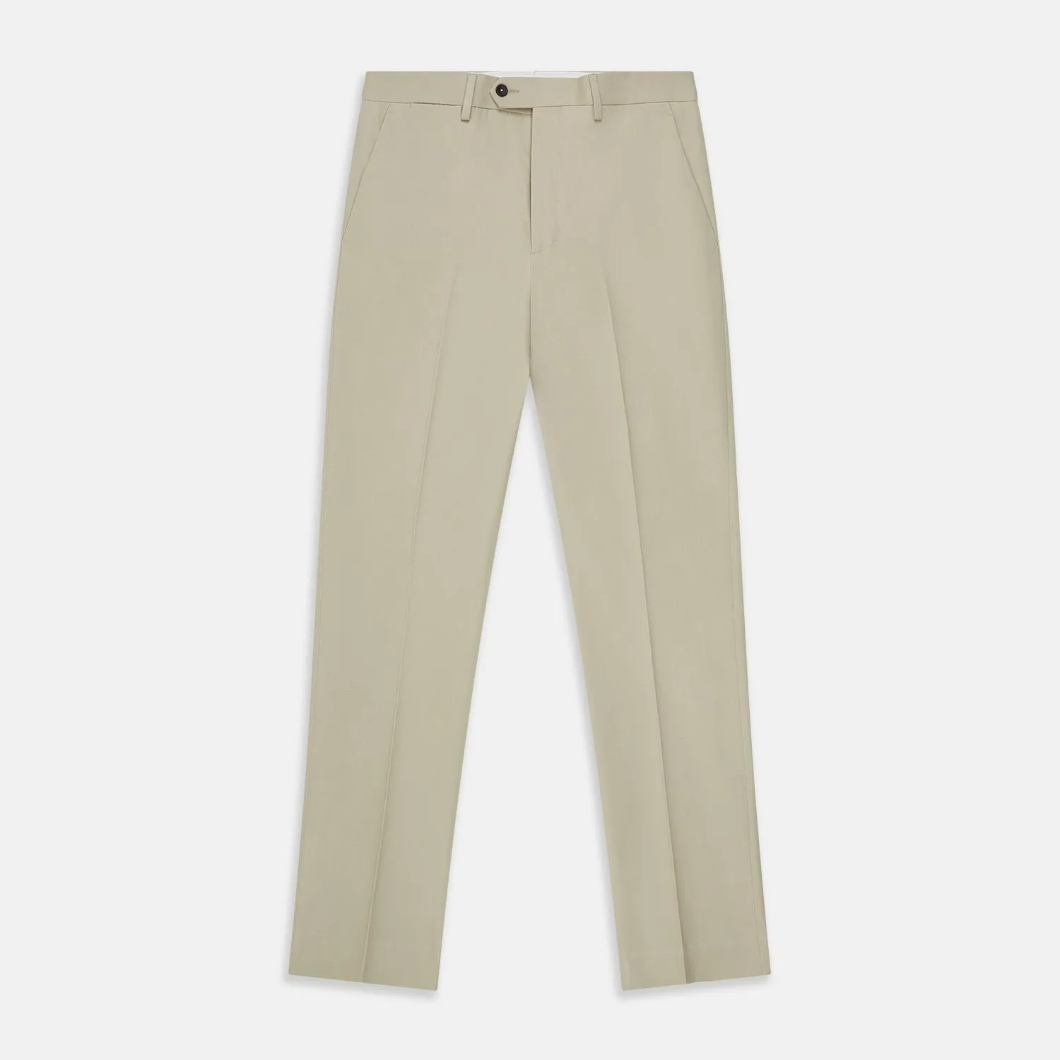 Cream Cotton Manson Trousers