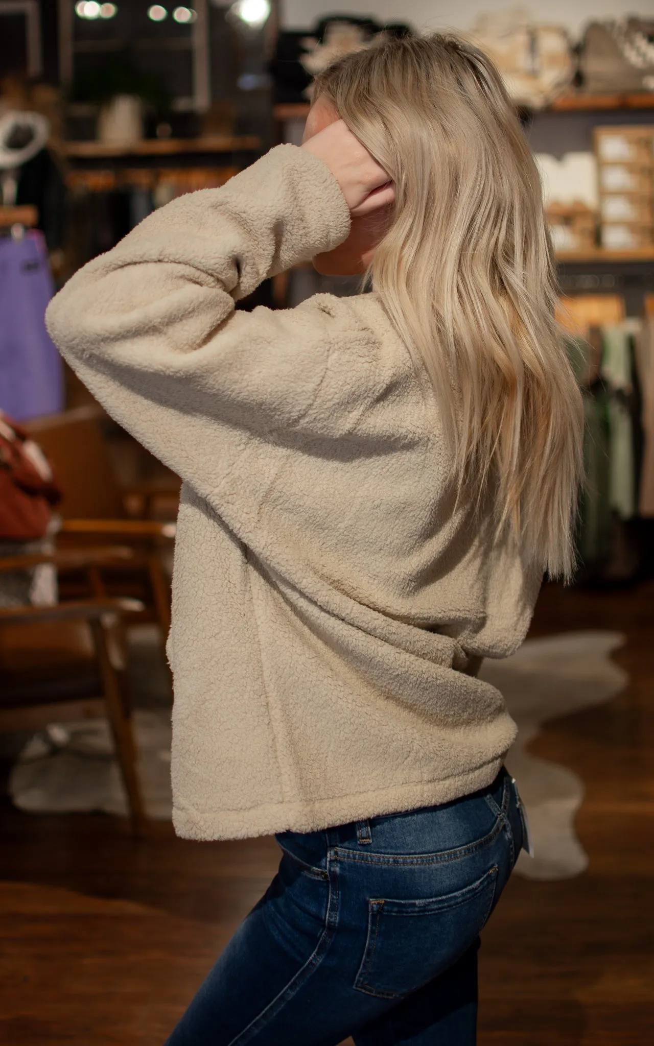 Fall Chill Sherpa Sweatshirt