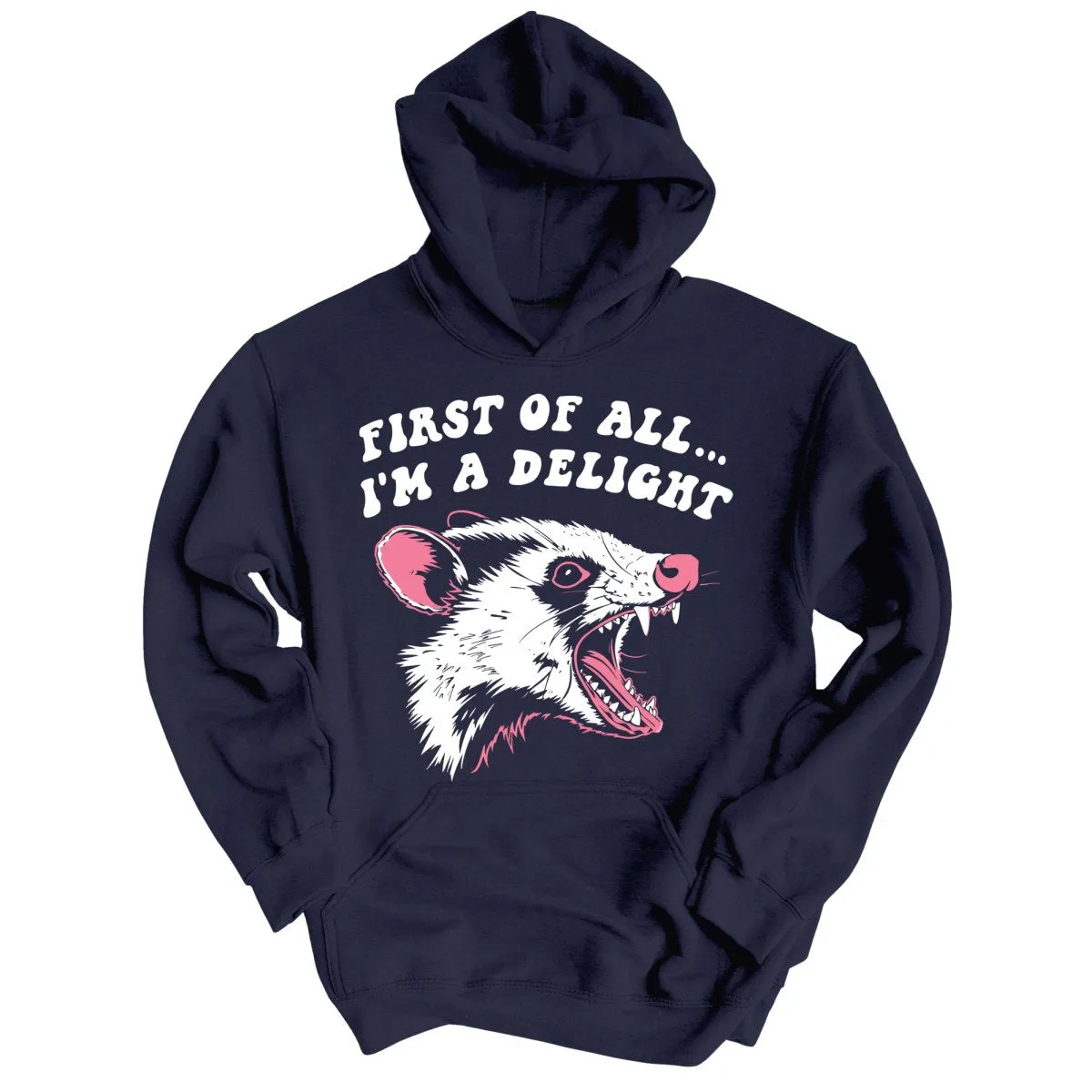 First Of All I'm A Delight Hoodie