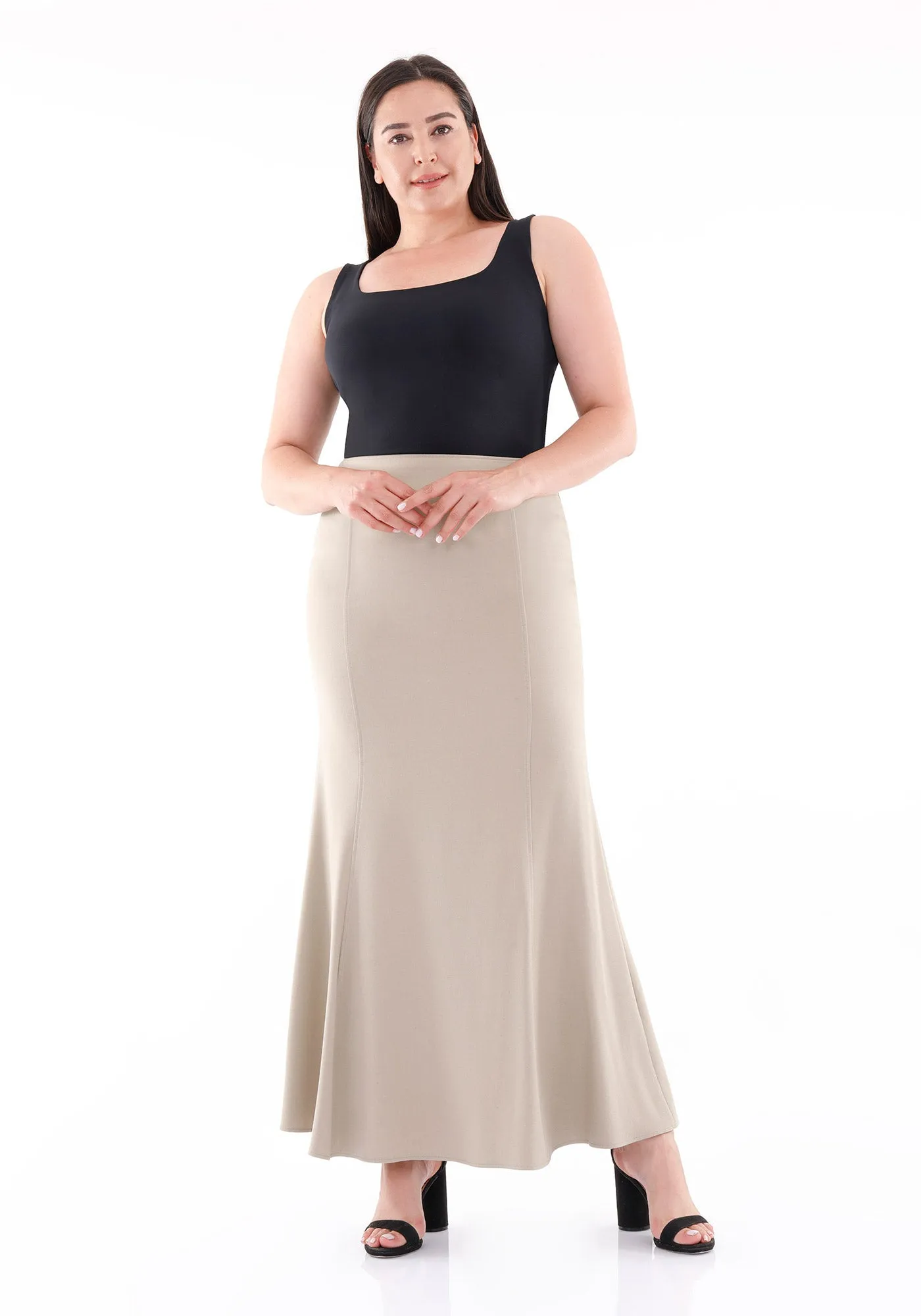 Fishtail Maxi Skirt | Regular & Plus Size