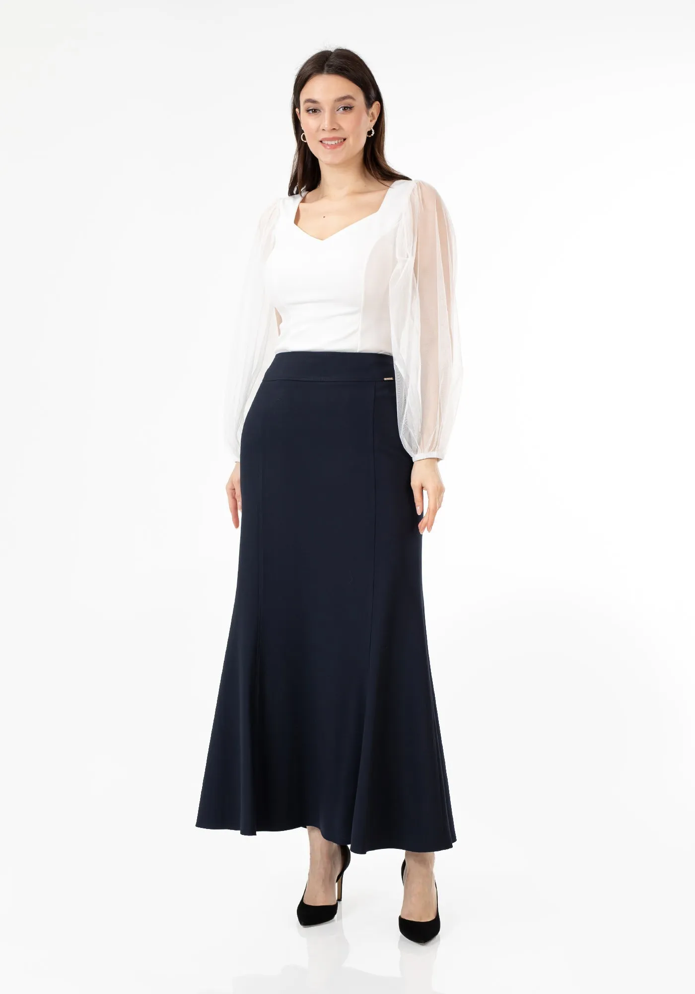 Fishtail Maxi Skirt | Regular & Plus Size