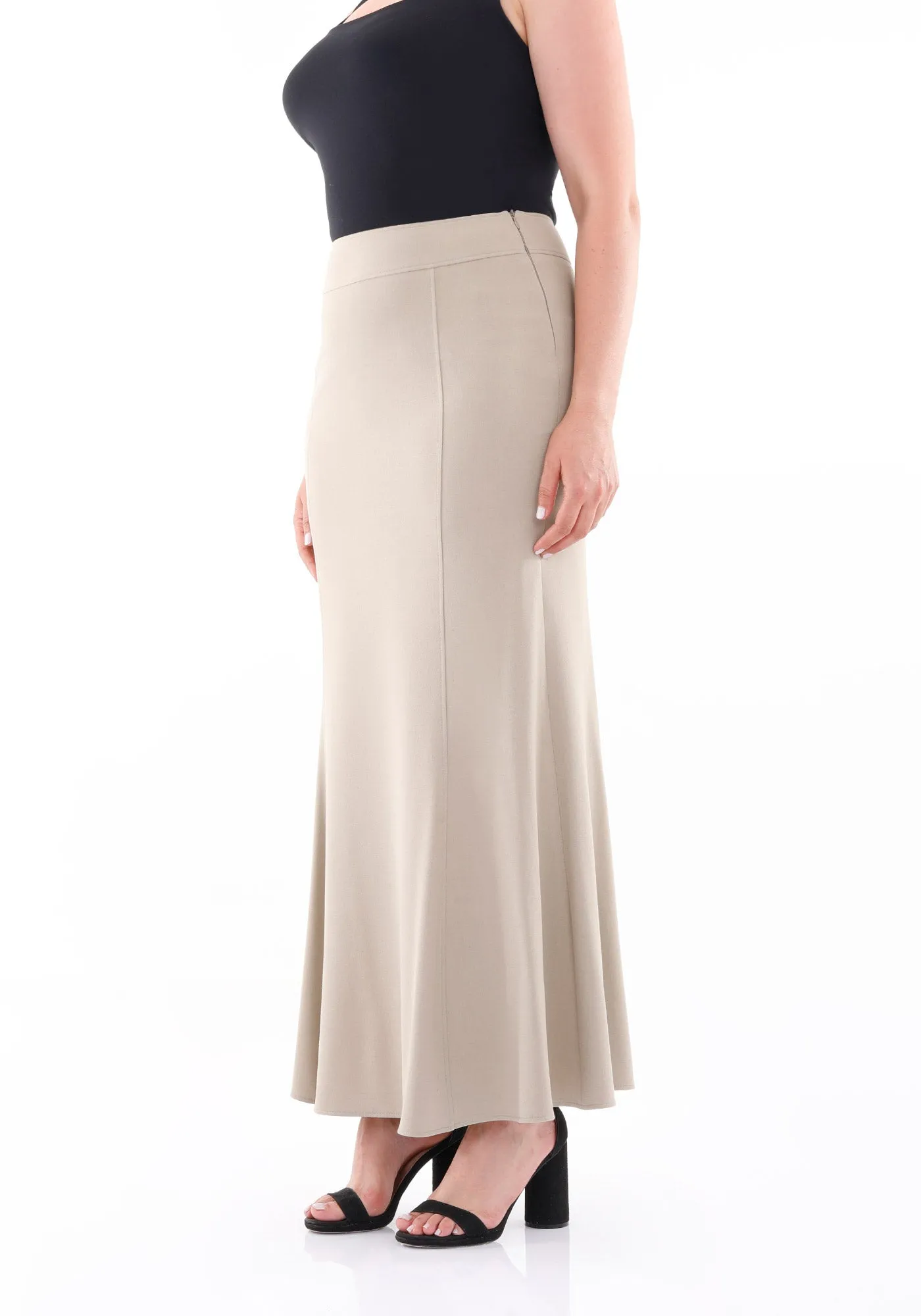 Fishtail Maxi Skirt | Regular & Plus Size