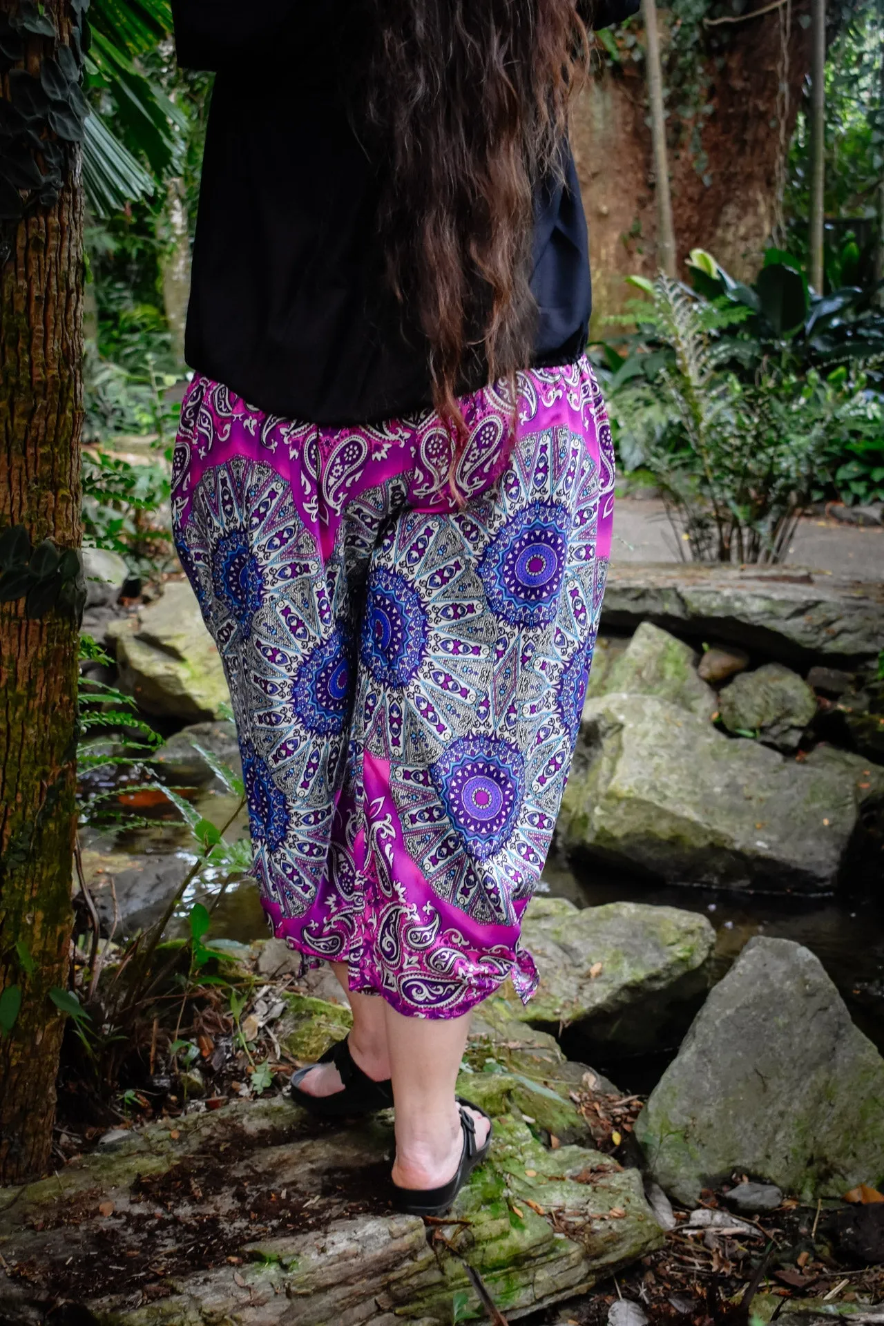 Freya Pants - Wheel of Life Purple