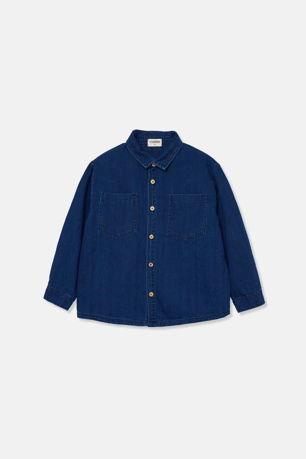 HERRINGBONE DENIM SHIRT