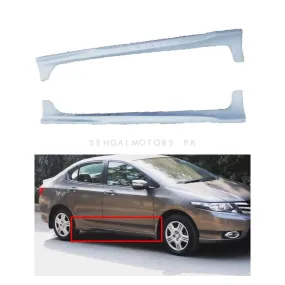 Honda City Side Foot Panel Skirts Fiber Glass Pair - Model 2009-2015