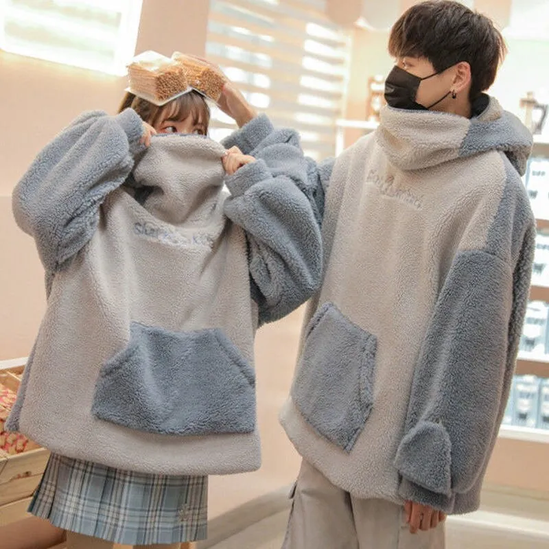 Kawaii Fluffy Shark Hoodie - Dive into Cozy Cute