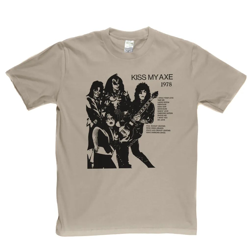 Kiss Kiss My Axe 1978 Bootleg T-Shirt