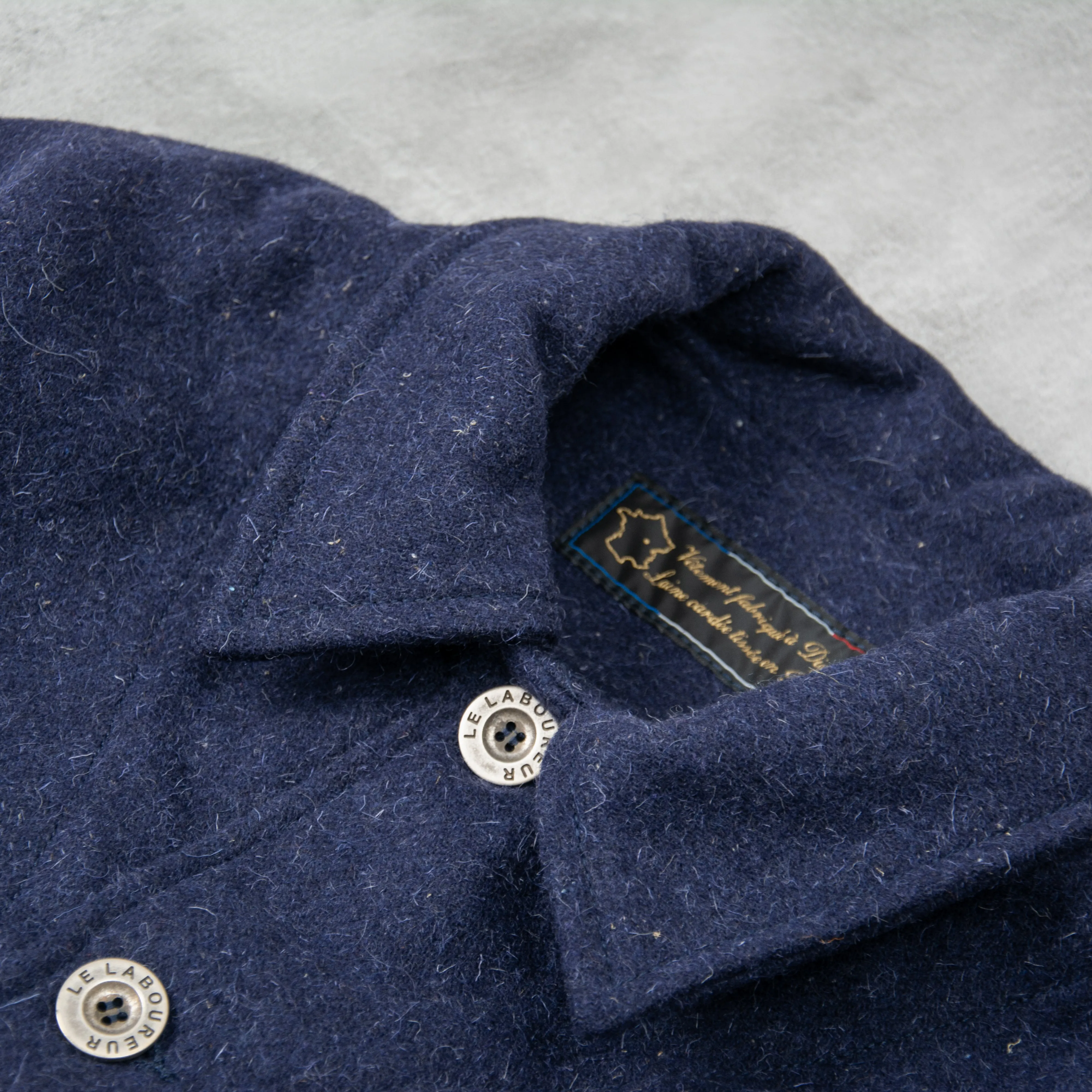 Le Laboureur Wool Work Jacket - Navy