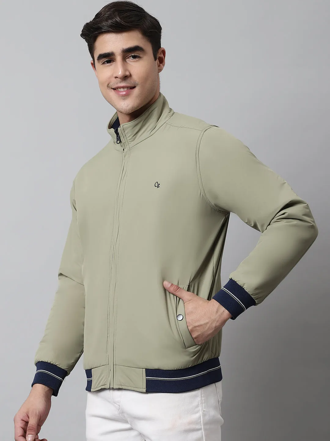 Mens Green Reversible Jacket