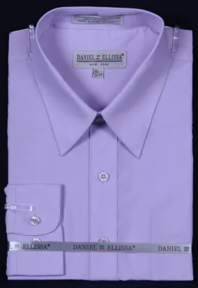 Men's Lilac Long Sleeve Dress Shirt