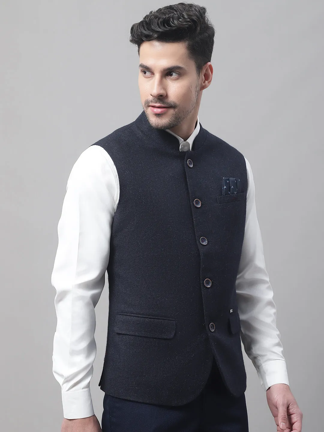 Men's Navy Waist Coat