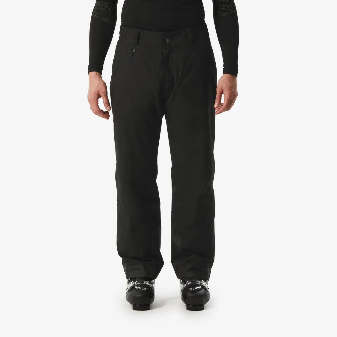 Men's warm and comfortable ski trousers, SNB 100-black