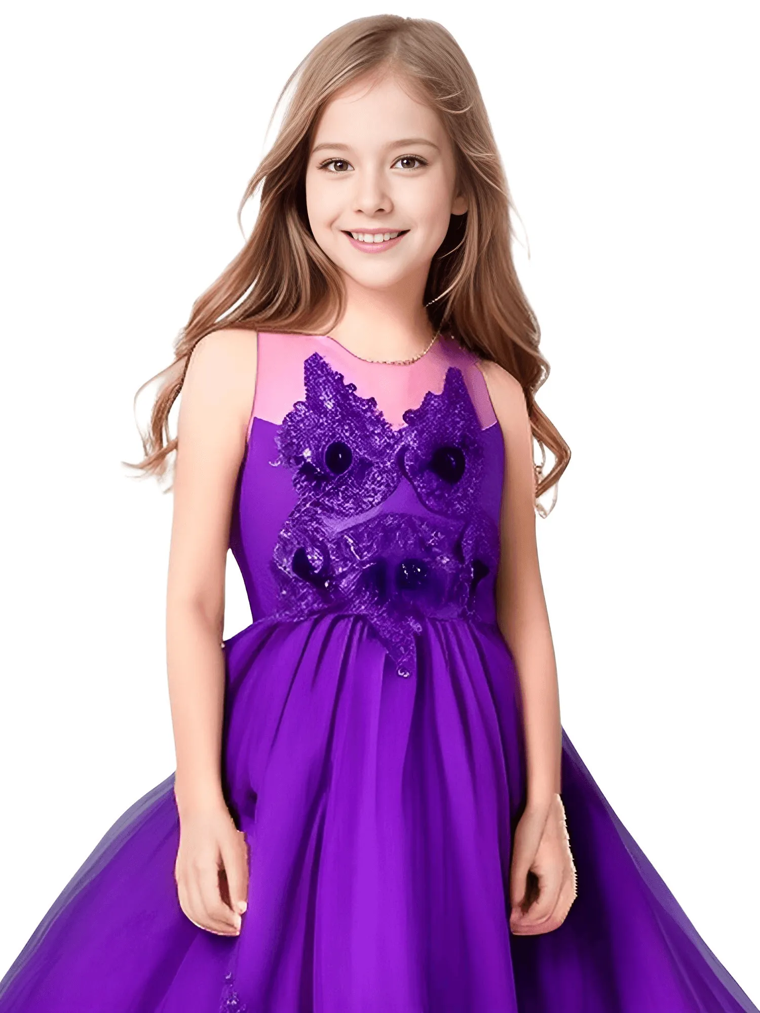 Sleeveless Party Dresses For Girls