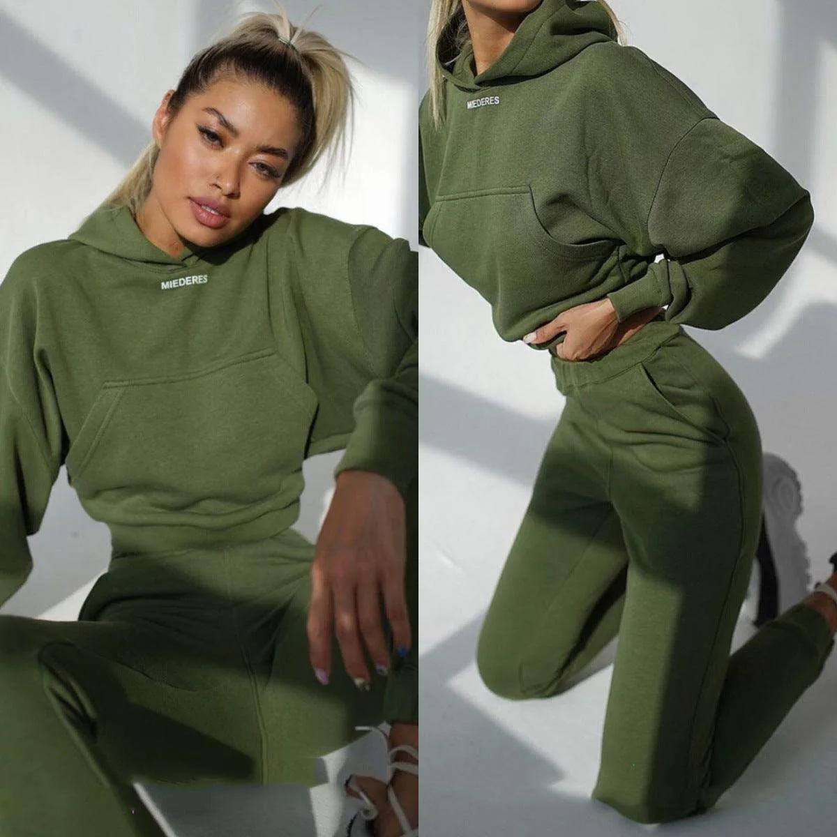 Sports and leisure hoodie suits