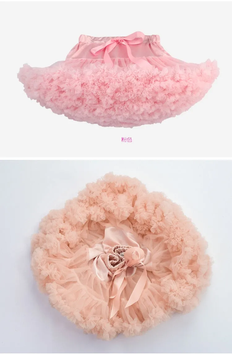 Stylish Sweet Girls' Fluffy Princess Tutu Skirt For Party Ballet