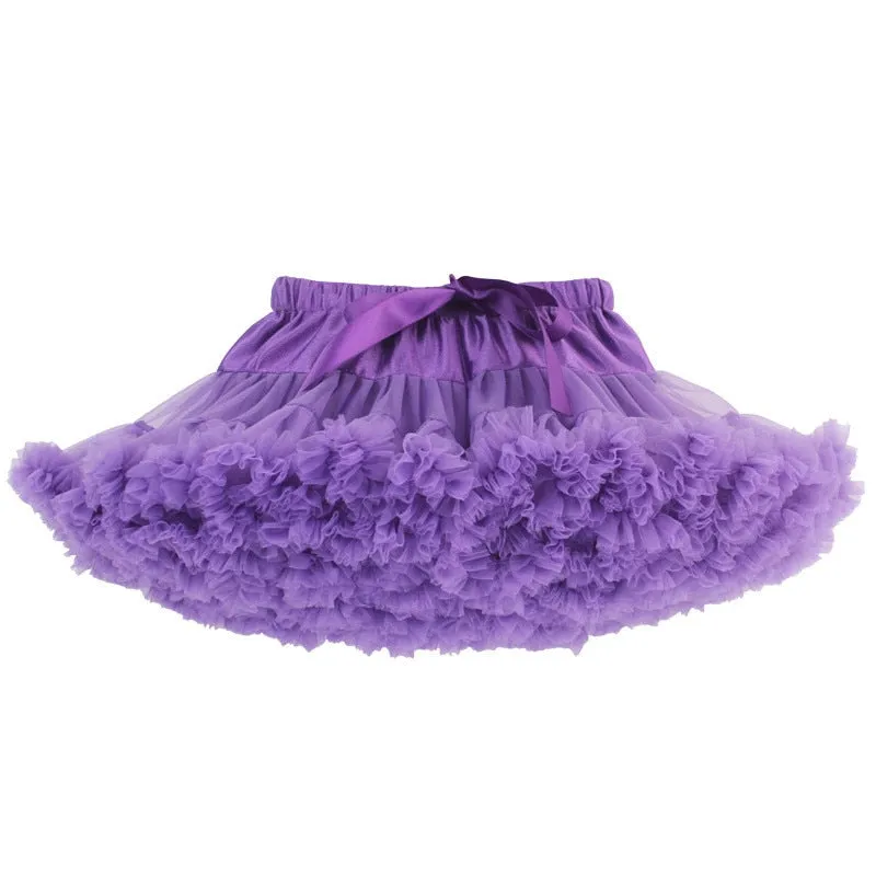 Stylish Sweet Girls' Fluffy Princess Tutu Skirt For Party Ballet