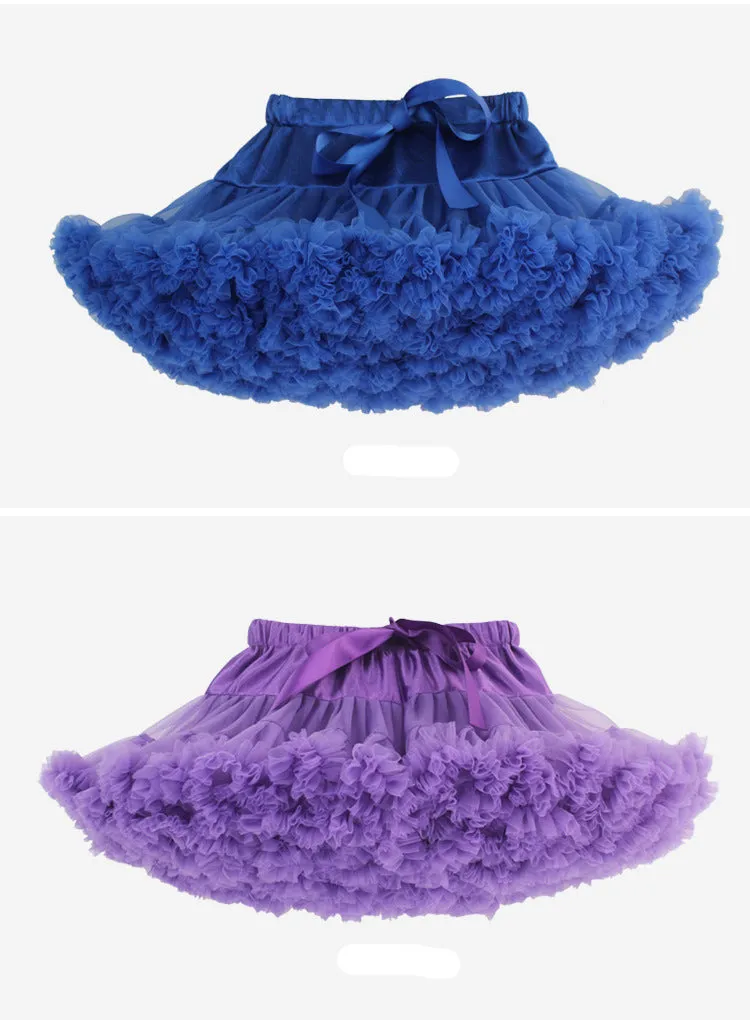 Stylish Sweet Girls' Fluffy Princess Tutu Skirt For Party Ballet