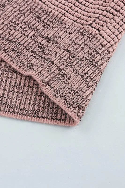 Thick and Warm Cardigan - Pink