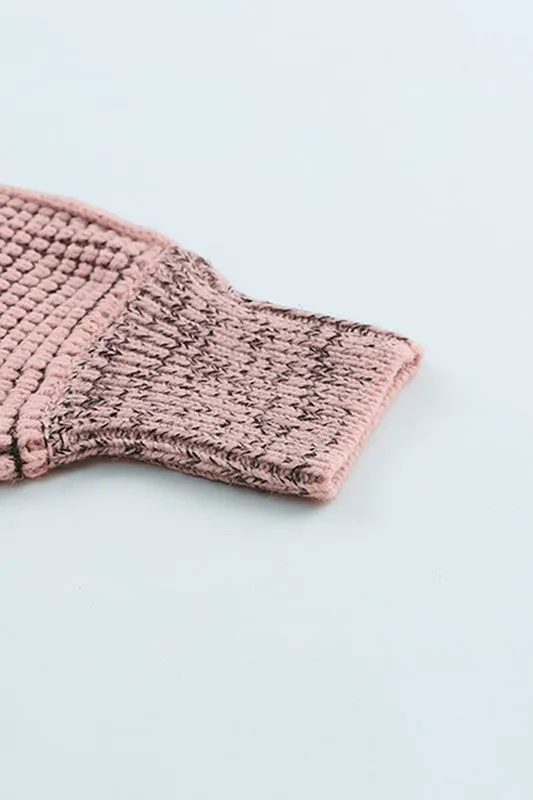 Thick and Warm Cardigan - Pink