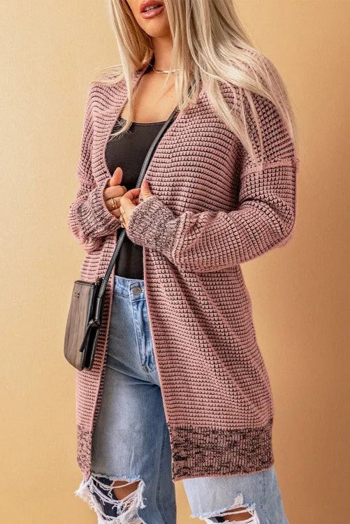 Thick and Warm Cardigan - Pink