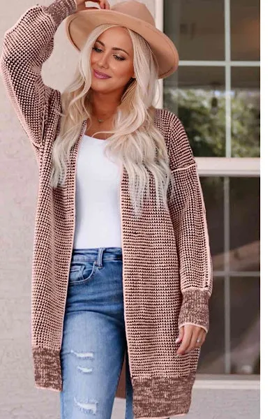 Thick and Warm Cardigan - Pink