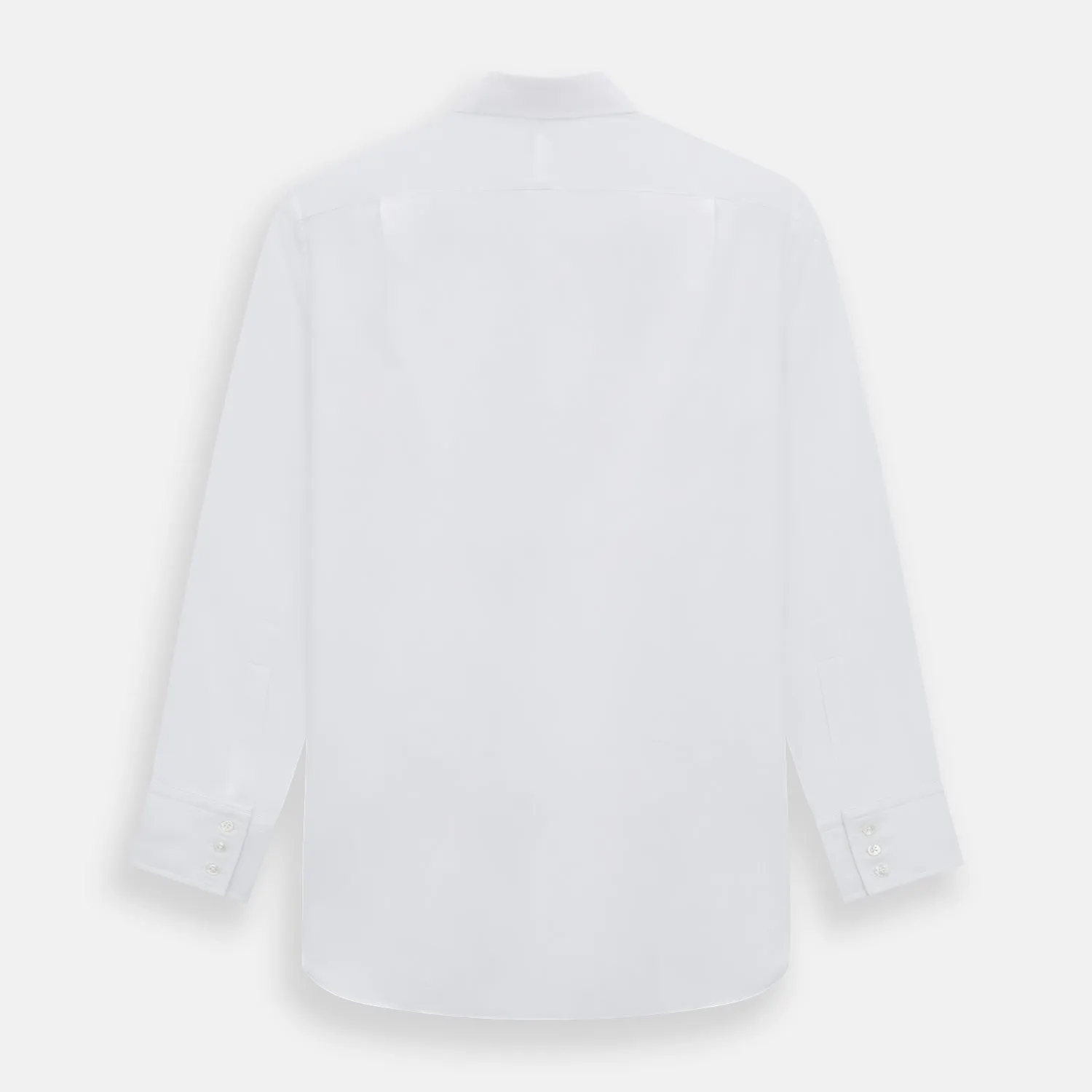 White Herringbone Mayfair Shirt