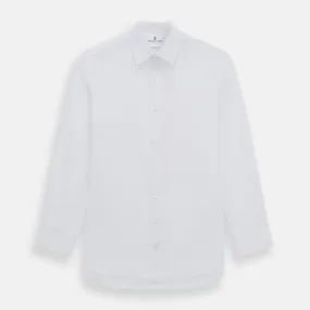 White Herringbone Mayfair Shirt